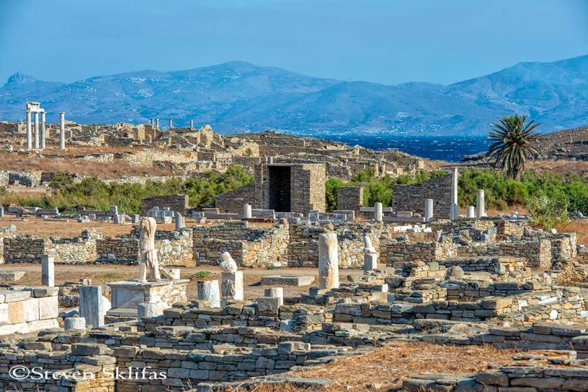 General view of Delos. Greece.