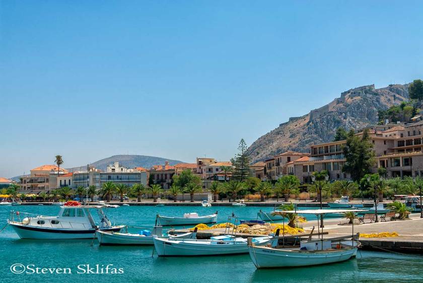 Habour view. Nafplio. Peloponnese. Greece.