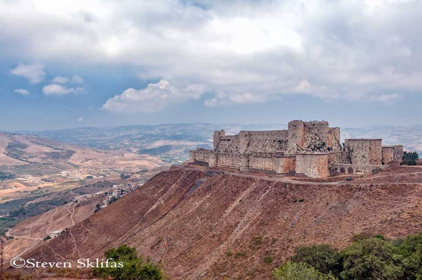 Crusader castle. Krak des Chevaliers. Syria.