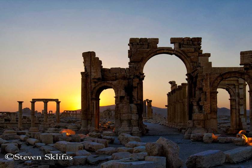 Monumental Arch. Palmyra. Syria.