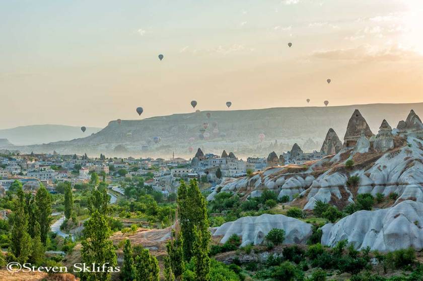 Hot air balloons. Cappadocia. Turkey.