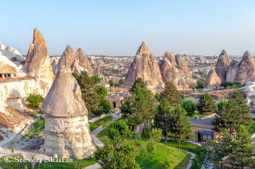 Aerial landscape view. Cappadocia. Turkey.