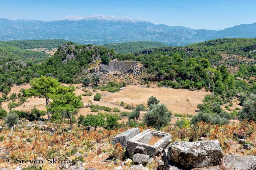 Ancient Theatre. Pinara. Turkey.