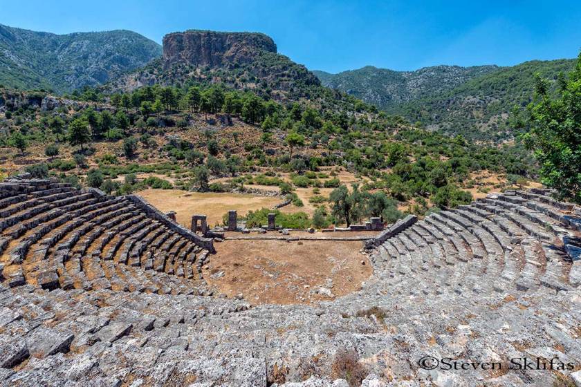 Ancient Theatre. Pinara. Turkey.